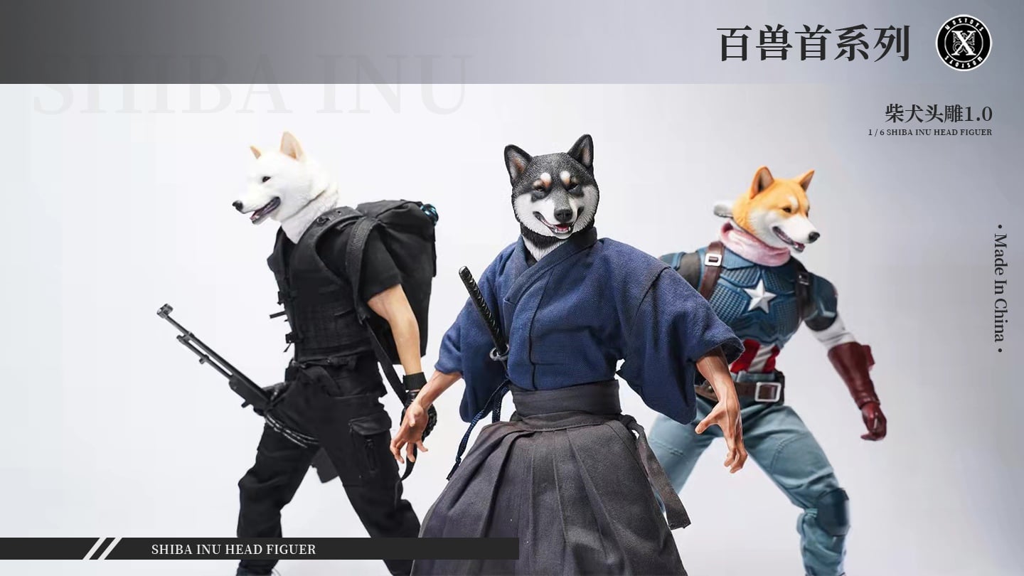 [สั่งจอง]Mostoys MS2106 1/6 : Shiba Inu Head Figuer