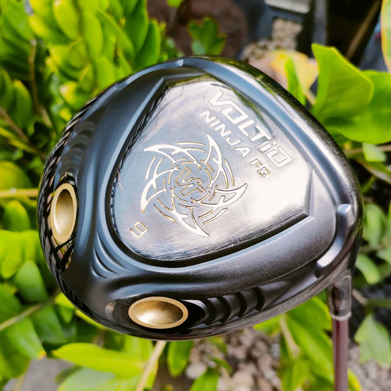 DRIVER VOLTIO NINJA FG 829Ti BLACK องศา 9 หน้าเด้ง ค่า SLE อยู่ที่ 0.829 ตีไกลแบบจัดๆ ไม้กอล์ฟพรีเมี่ยมมือสอง ของแท้ By NakaraLuxurious
