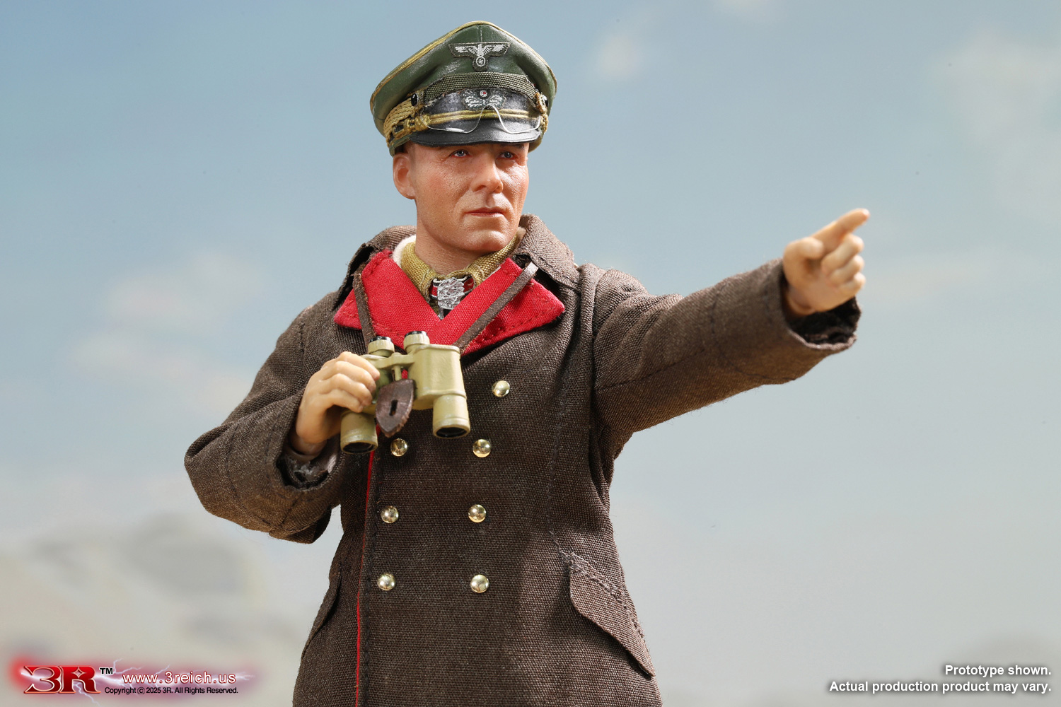 [สั่งจอง] 3R TG80004 1/12 : Mini Reich Series - General Field Marshal of German Afrika Korps - Erwin Rommel, The Desert Fox