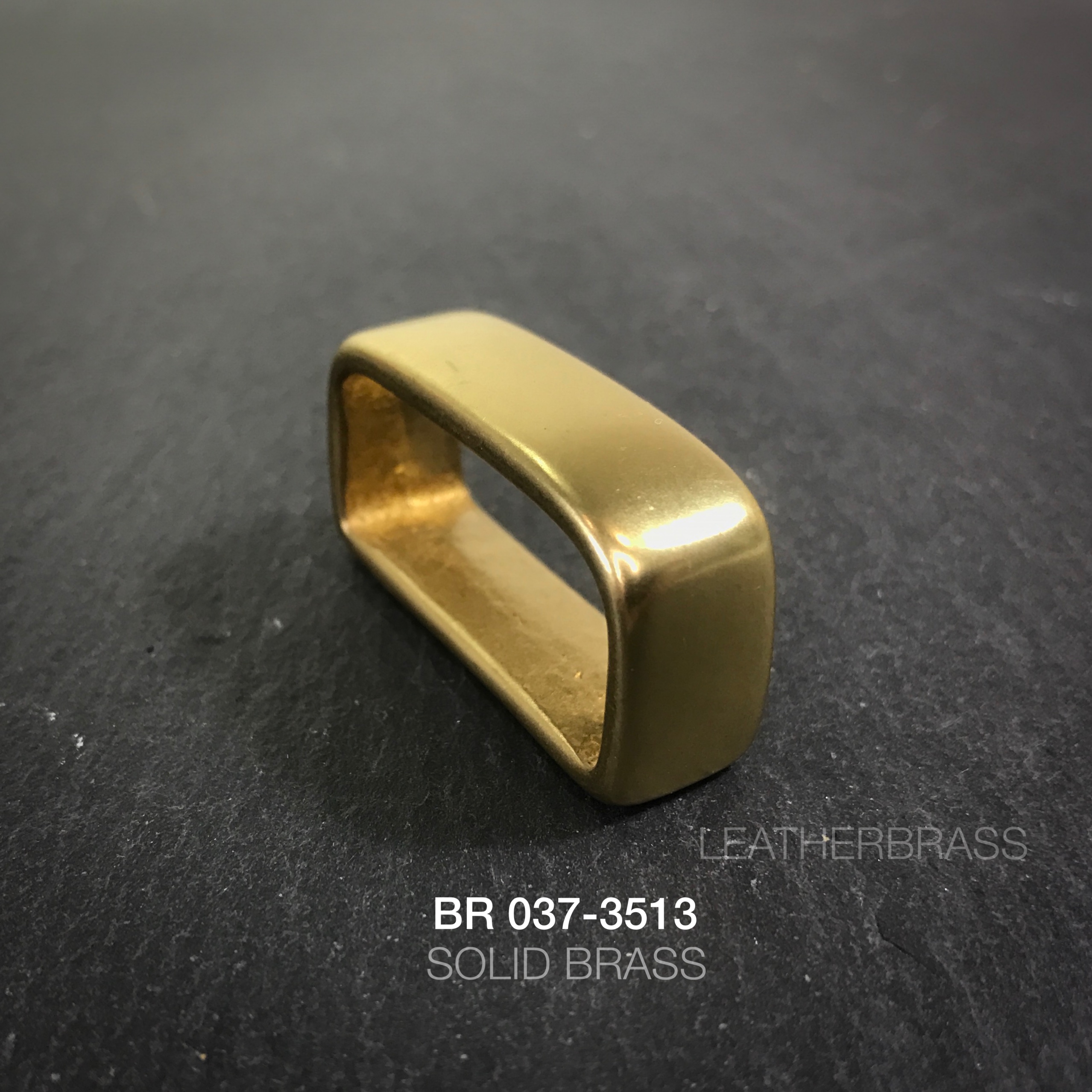 ฺBR037 หูเข็มขัดทองเหลืองแท้ อะไหล่เข็มขัด อุปกรณ์งานหนัง leatherbrass**ราคาต่อชิ้น**