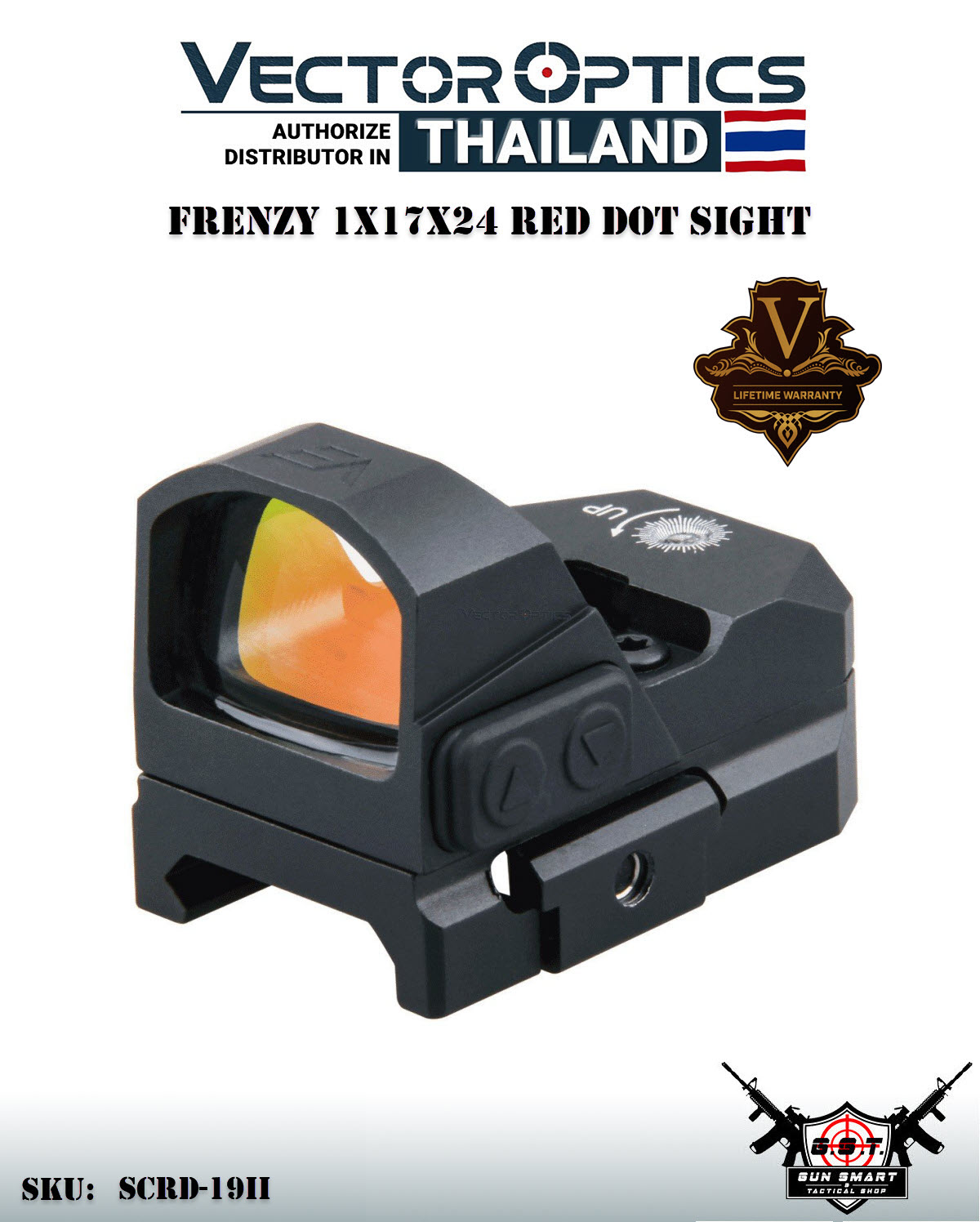 FRENZY 1X17X24 RED DOT SIGHT (3MOA)