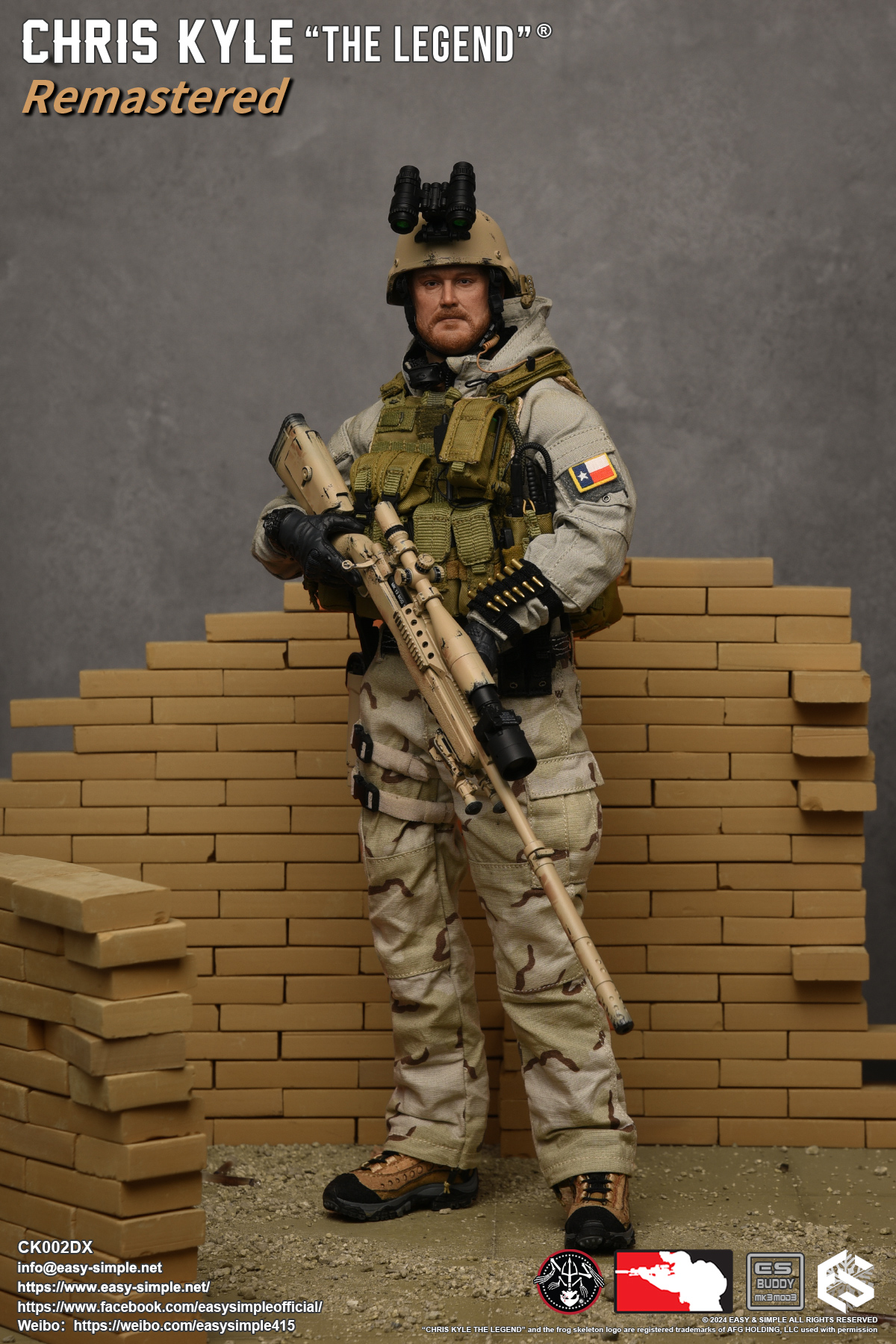[สั่งจอง] BlackOpsToys X Easy&Simple 1/6 : Chris Kyle "The Legend" Remastered