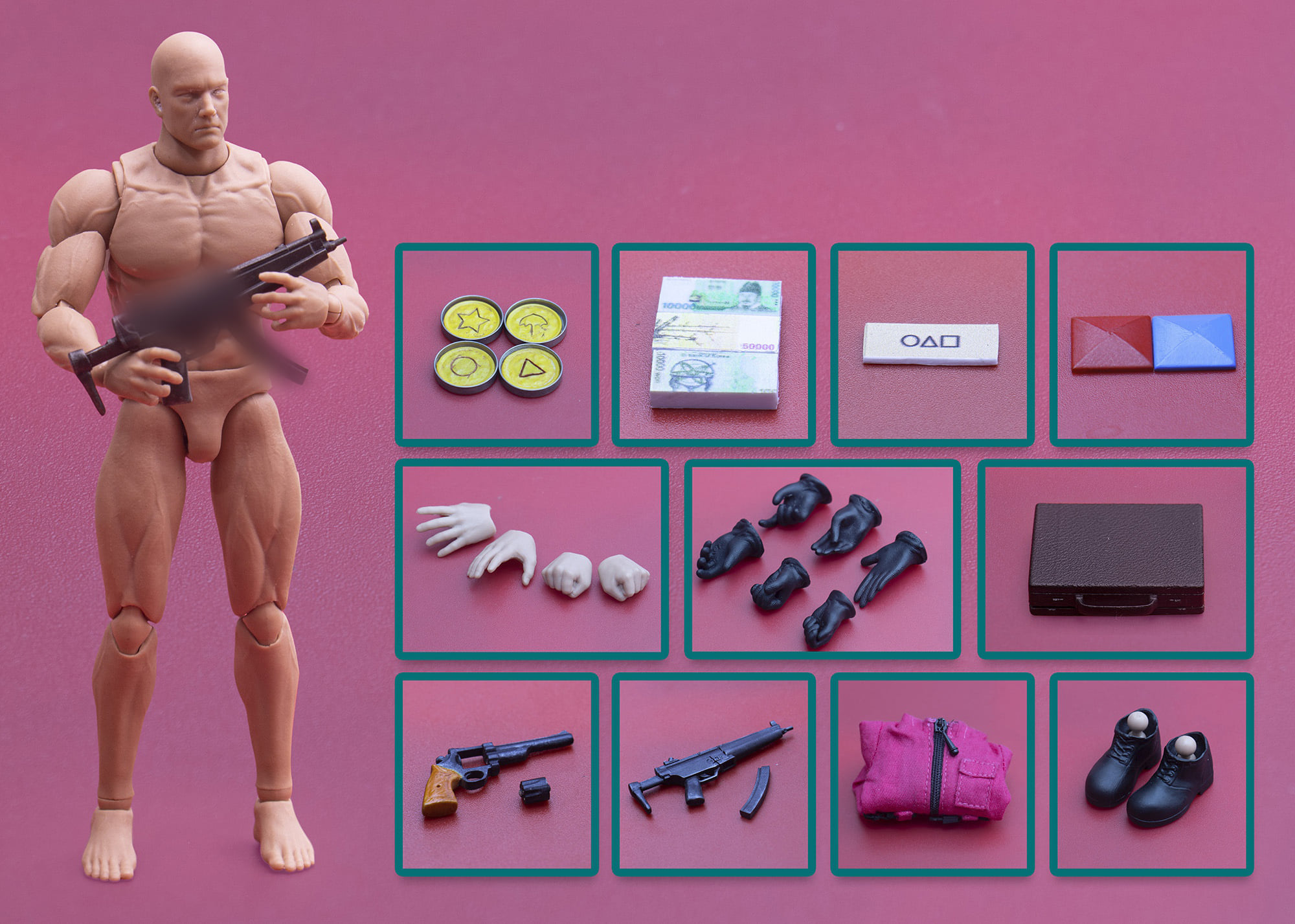 [สั่งจอง]Wikee Toys WKT01 1/12 : Red Suit Game Guard