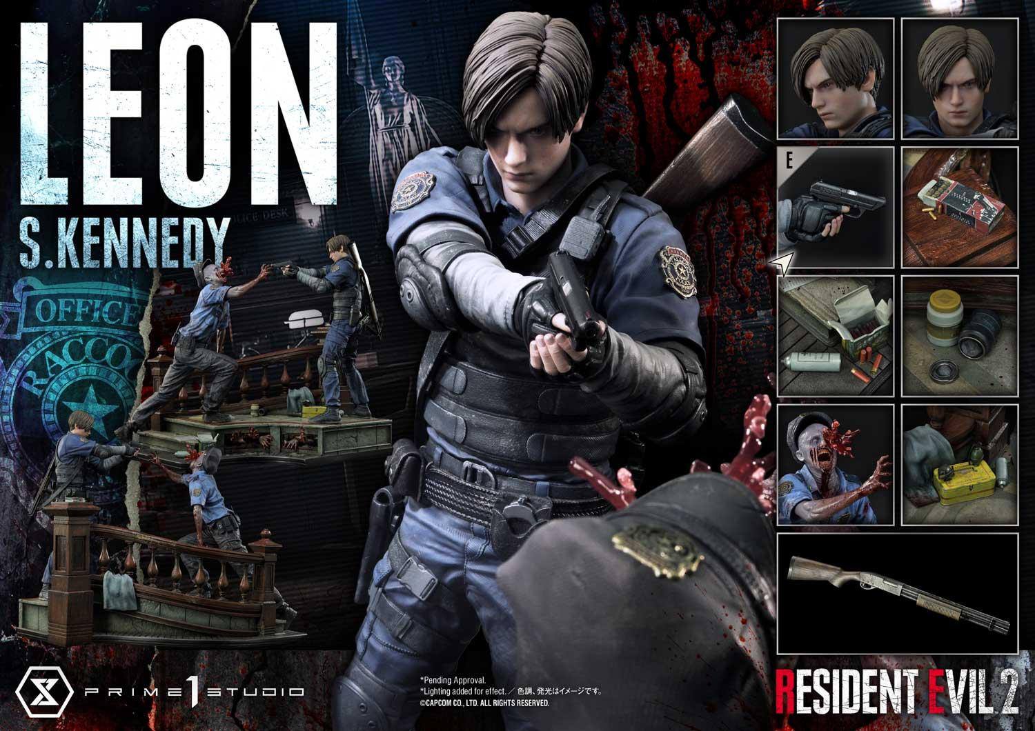[สั่งจอง]Prime 1 Studio UPMRE2 : Resident Evil 2 Leon S. Kennedy & Claire Redfield