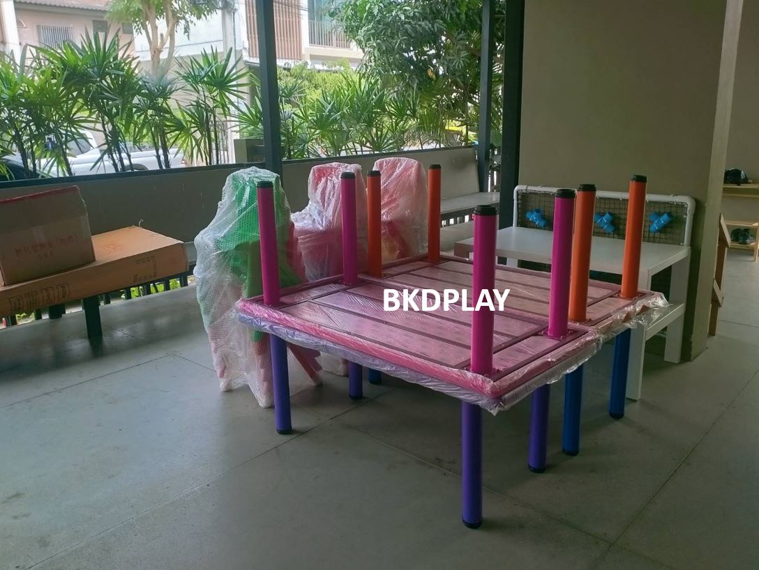 ชุดโต๊ะสี่เหลี่ยมผืนผ้าพร้อมเก้าอี้6ตัว ,โต๊ะนักเรียน ขาเหล็ก,ชุดโต๊ะพร้อมเก้าอี้, ปรับระดับได้พร้อมส่ง สำหรับเด็ก อนุบาล โรงเรียน เนอสเซอรี่ ศูนย์พัฒนาเด็กเล็ก