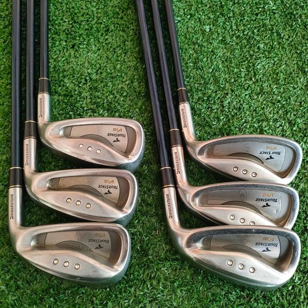 ชุดเหล็ก BRIDGESTONE TOURSTAGE VIQ มีเหล็ก 6-9 เเละ PW ก้าน TSI-50 FLEX R ชุดเหล็กหน้าเด้ง ญี่ปุ่น ที่หน้าไม้มีแผ่นพิเศษ อีกหนึ่งแผ่น ช่วยให้ตีไกล และสปินคมจัด ตีง่ายมากๆ ไกลกว่าปกติ 1 เบอร์