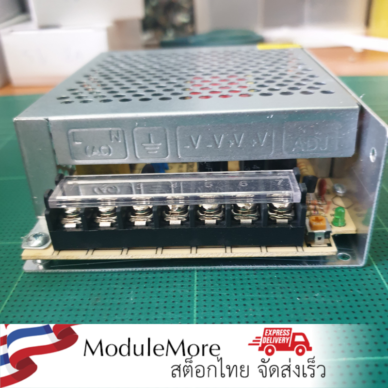 24V 5A สวิทชิ่งเพาเวอร์ซัพพลาย Switching Power supply ( 220v ac to 24v dc) switching power supply 24V5A small size (130) S-120-24