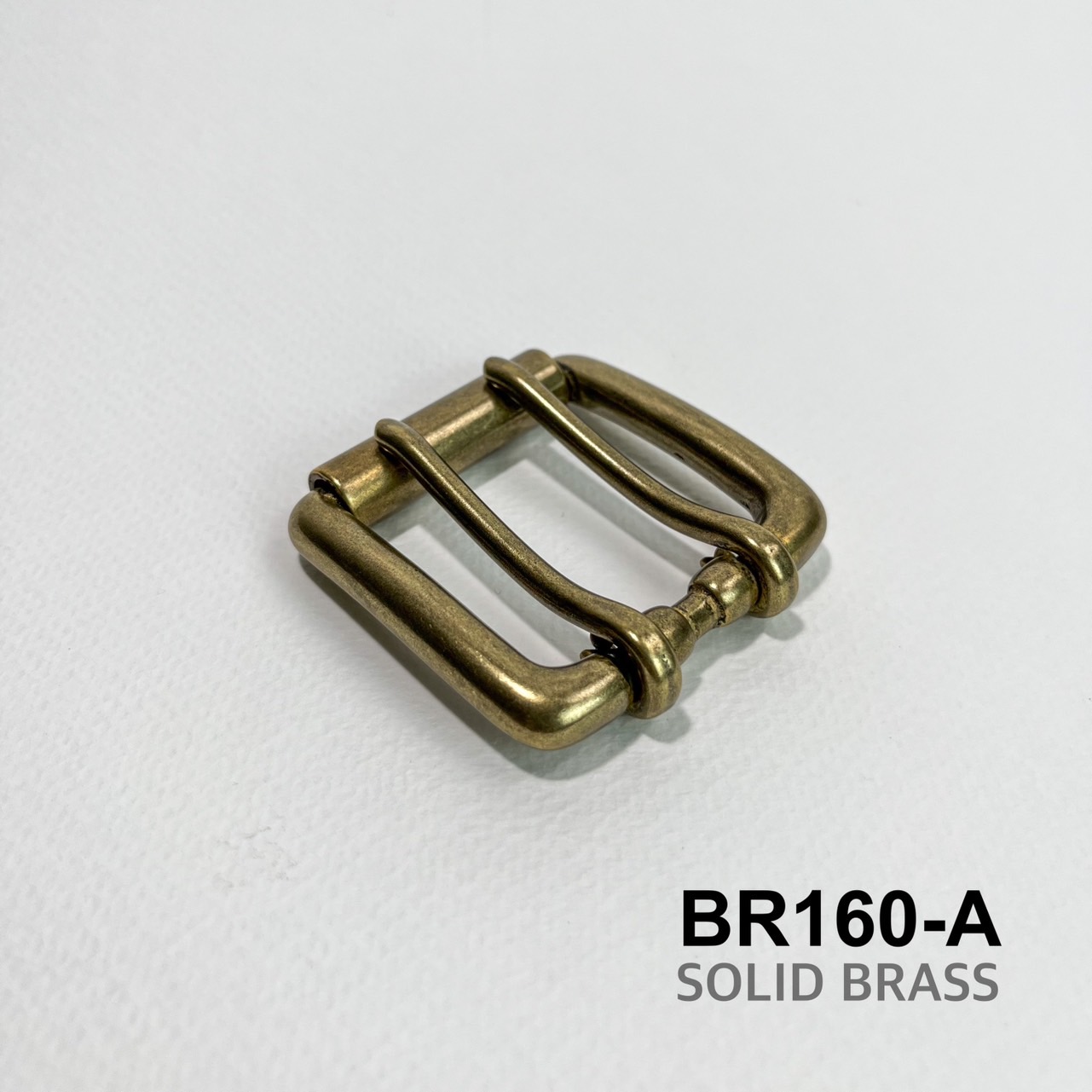 ฺBR160-A หัวเข็มขัดทองเหลืองทำผิวสนิม ขนาด 38มิลหรือ 1.5นิ้ว ** ราคาต่อชิิ้น**