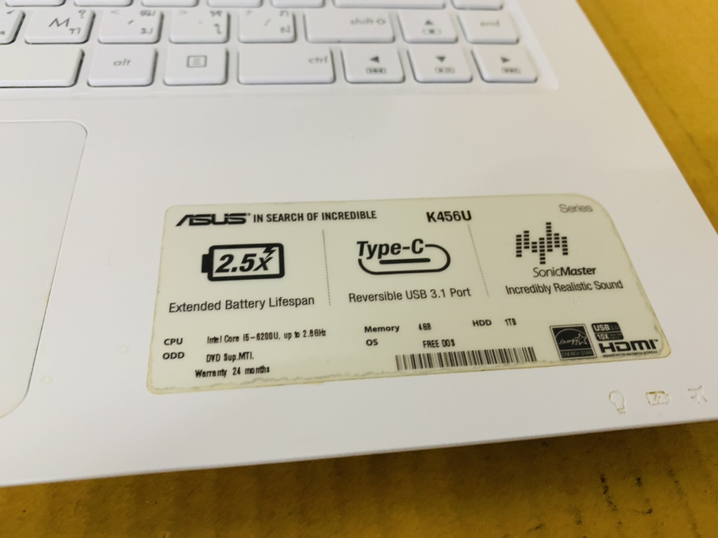 โน้ตบุ๊ค Notebook Asus K456U - 14 inch HD