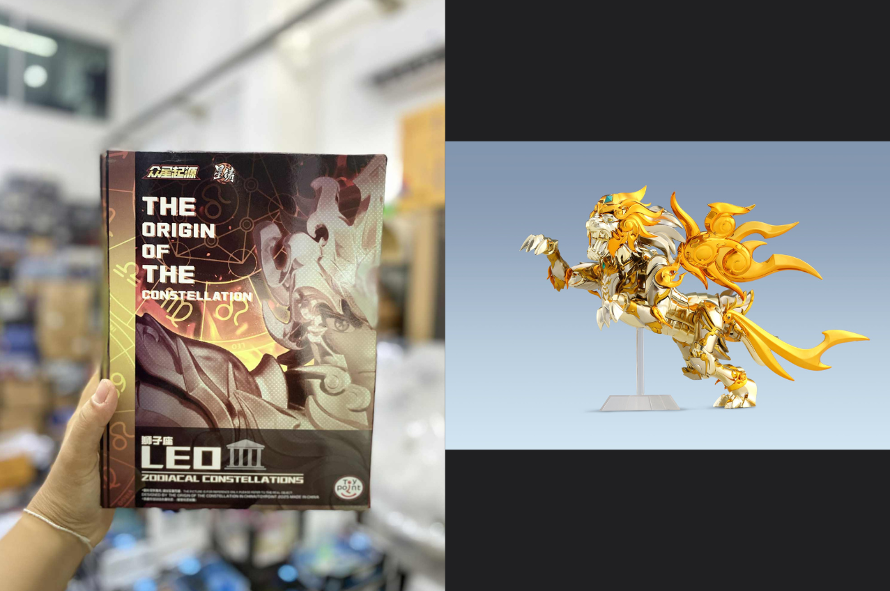 [พร้อมส่ง] "Toypoint Stellar Origins Series Star Forged - Leo Constellation (Objectสิงโต+เกราะ)"