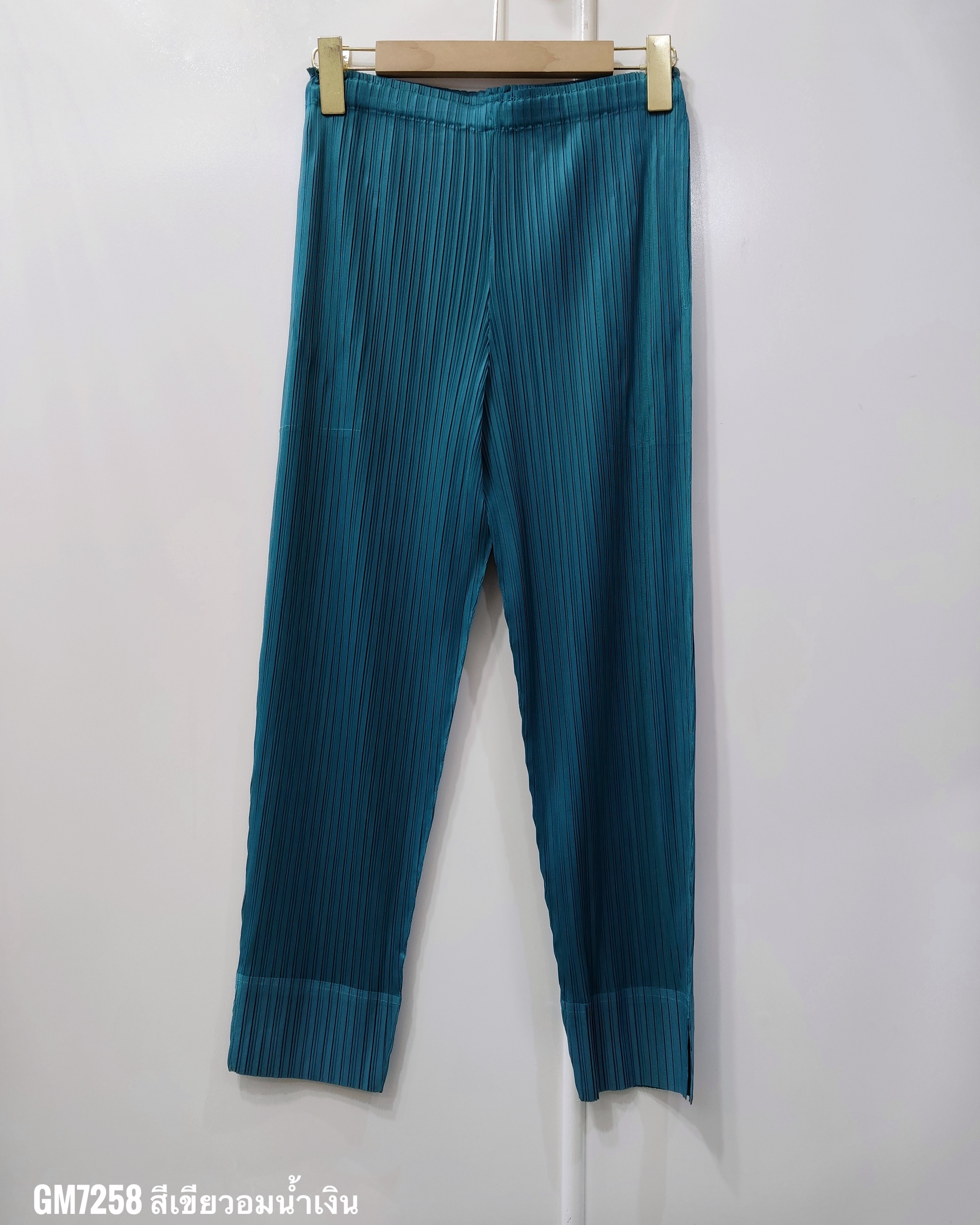 ยาว 34 นิ้ว 2MUAY รุ่น GM7258 กางเกงอัดพลีท SLIM FIT PLEATED PANTS 55 สี FREE SIZE