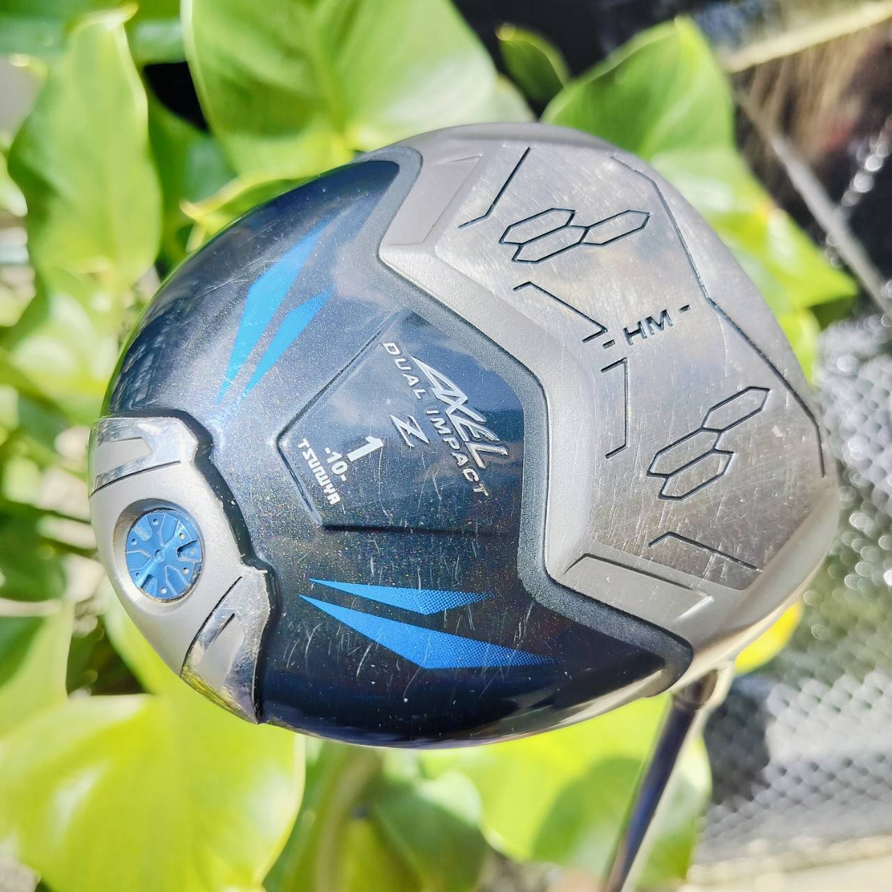 Driver TSURUYA AXEL DUAL IMPACT -HM- องศา 10 ก้าน FUJIKURA ROMBAX FLEX S หัวใหญ่ ออกแบบให้ตีง่าย และตีไกลด้วยเทคโนโลยี สุดล้ำของประเทศญี่ปุ่น ไม้กอล์ฟพรีเมี่ยมญี่ปุ่นมือสอง By NakaraLuxurious