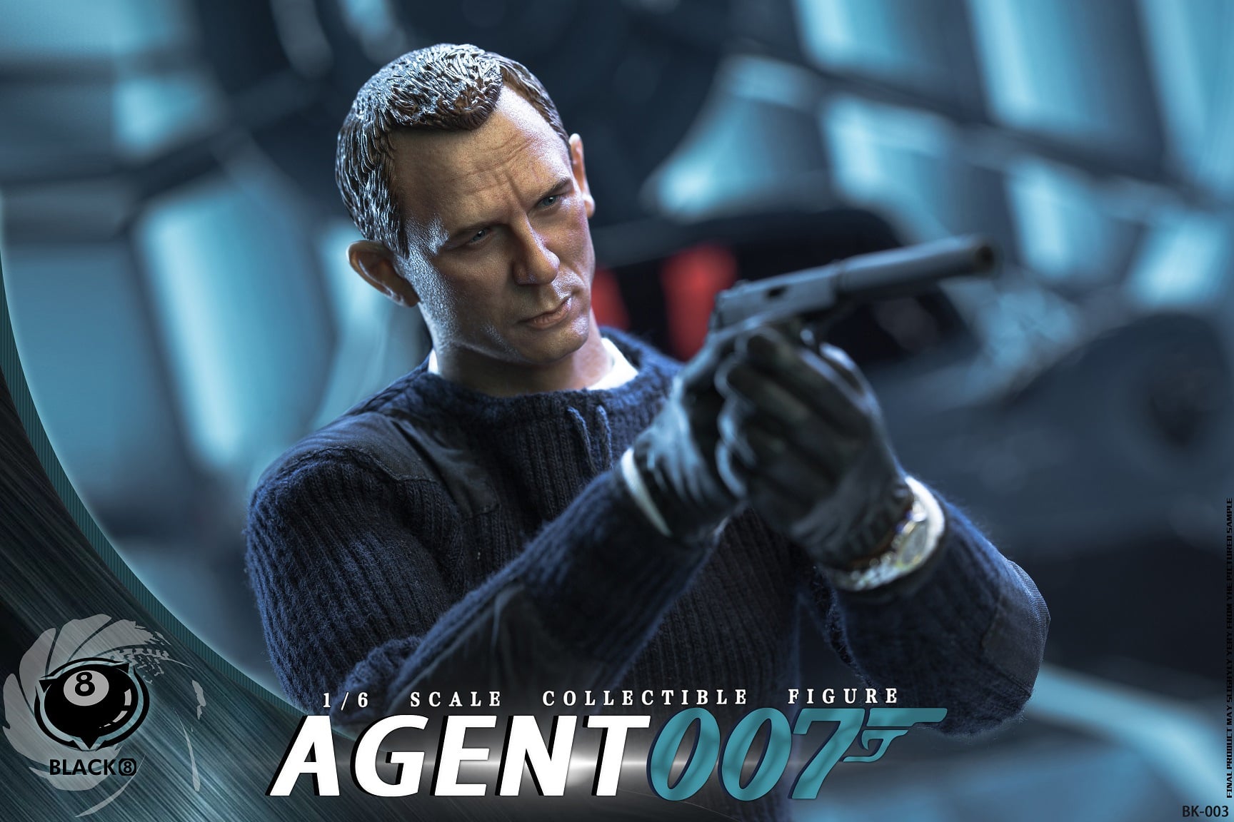 [สั่งจอง]BLACK 8 STUDIO BK-003 1/6 : Collectible Action Figure - Agent 007