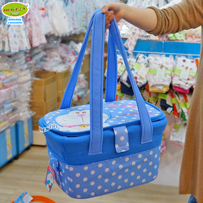 ตะกร้าใส่สัมภาระคุณแม่ ลายโดเรมอน ไซส์ L