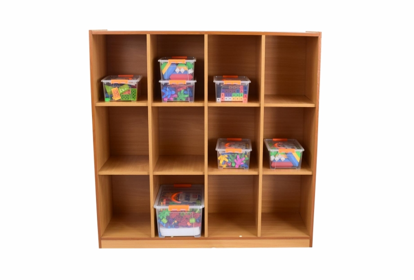 ชั้นวางกระเป๋าสิ่งของหนูน้อย 12 ช่อง สี สีธรรมชาติ , เฟอร์นิเจอร์ , เฟอร์นิเจอร์ไม้ , เฟอร์นิเจอร์เด็ก ,ชั้นวางหนังสือ , ชั้นไม้