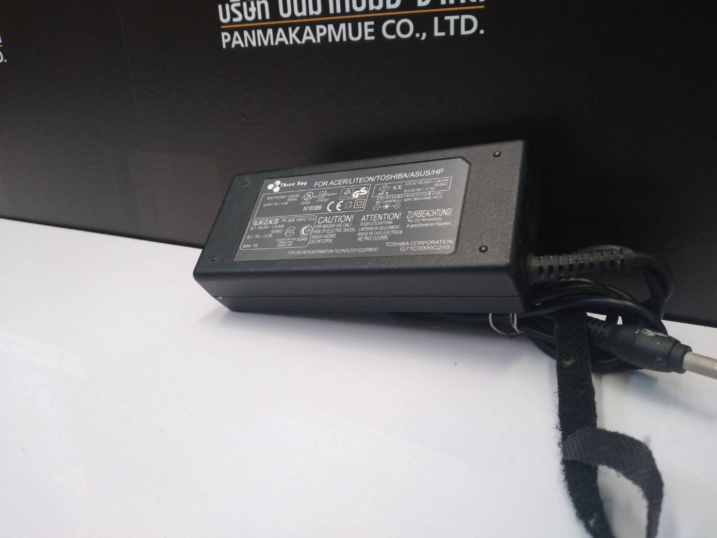 Computer สายชาร์จโน๊ตบุ๊ค Adapt.N/B 19V- 3.42A (5.5*2.5mm) "ThreeBoy"