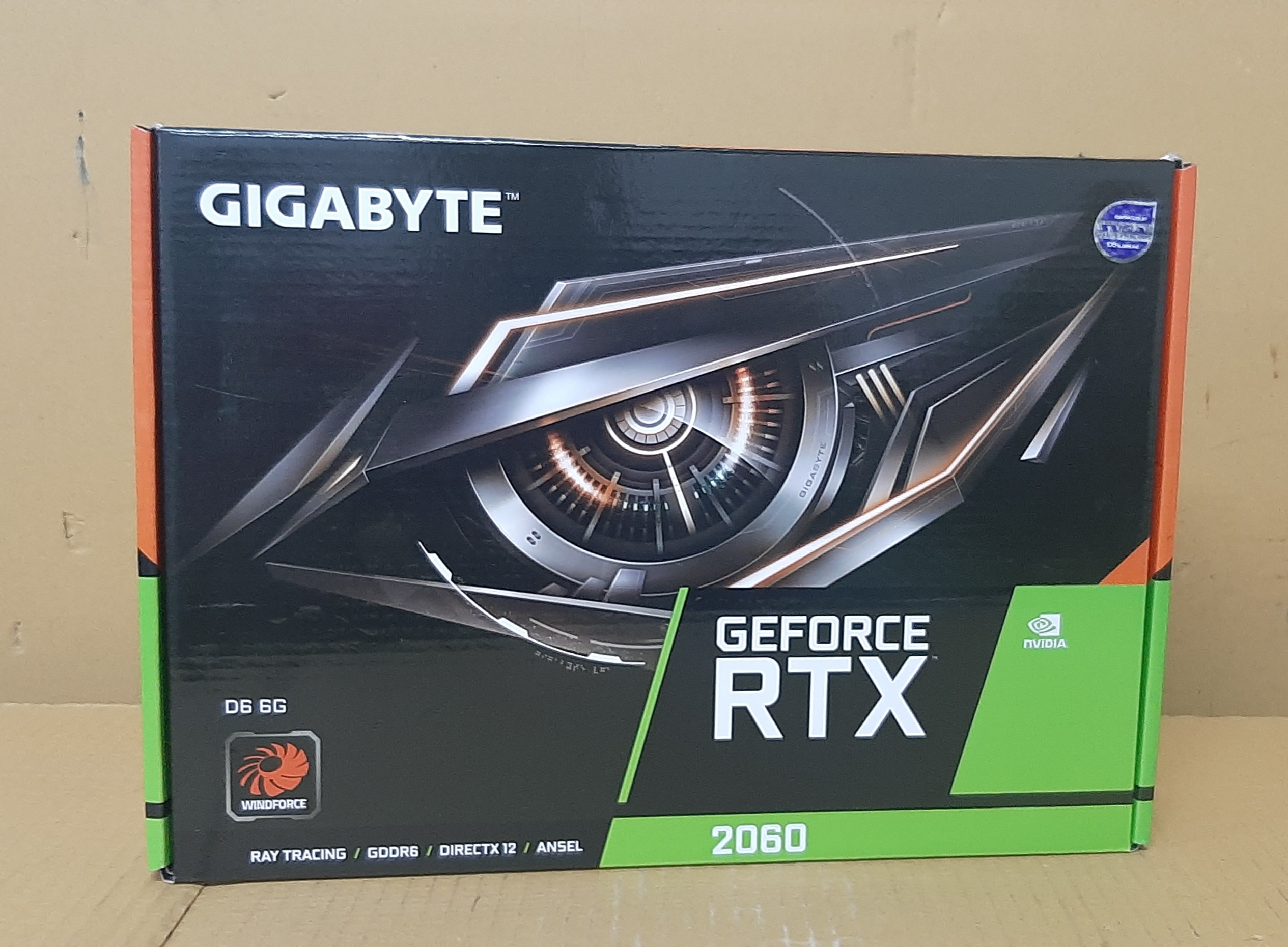 ประกันหมดจากศูนย์เดือน12 ปี2021 VGA (การ์ดแสดงผล) GIGABYTE GEFORCE RTX 2060 OC 6G มือสอง มีกล่อง ประกันร้าน 1 เดือน