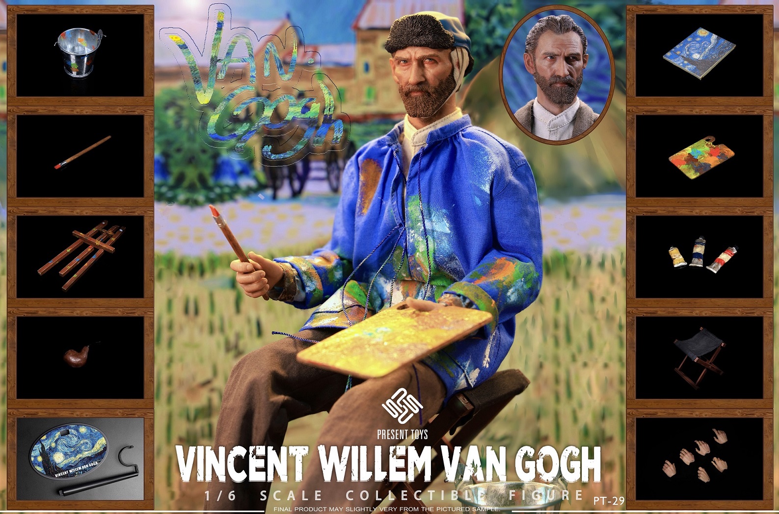 [สั่งจอง] PRESENT TOYS PT-sp29 1/6 : Vincent Willem van Gogh