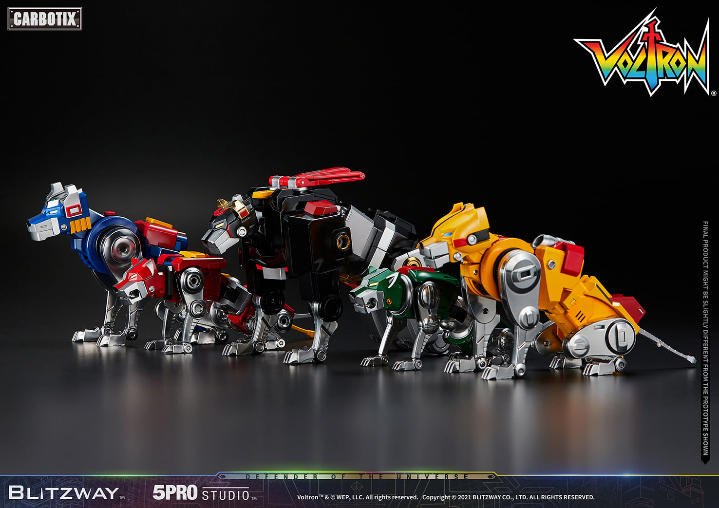 [สั่งจอง]5PRO STUDIO × BLITZWAY : CARBOTIX Series 5PRO-CA-10401 Voltron