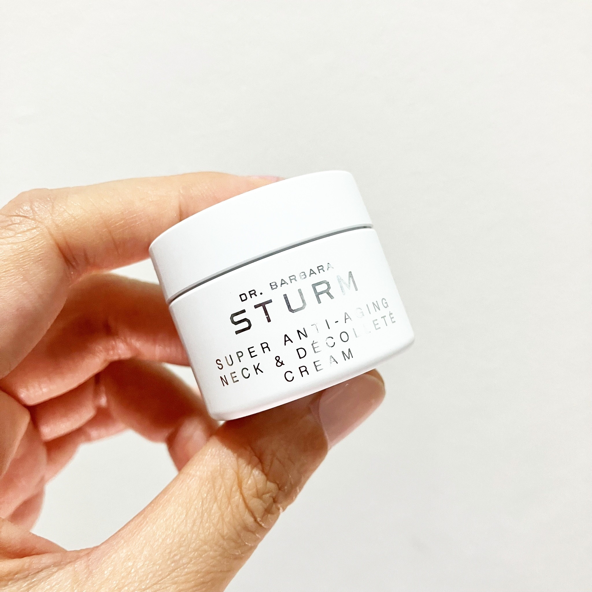 Dr. Barbara Strum Super Anti-Aging Neck & Decollete Cream 3.5g ครีมบำรุงผิวบริเวณคอและเนินอก