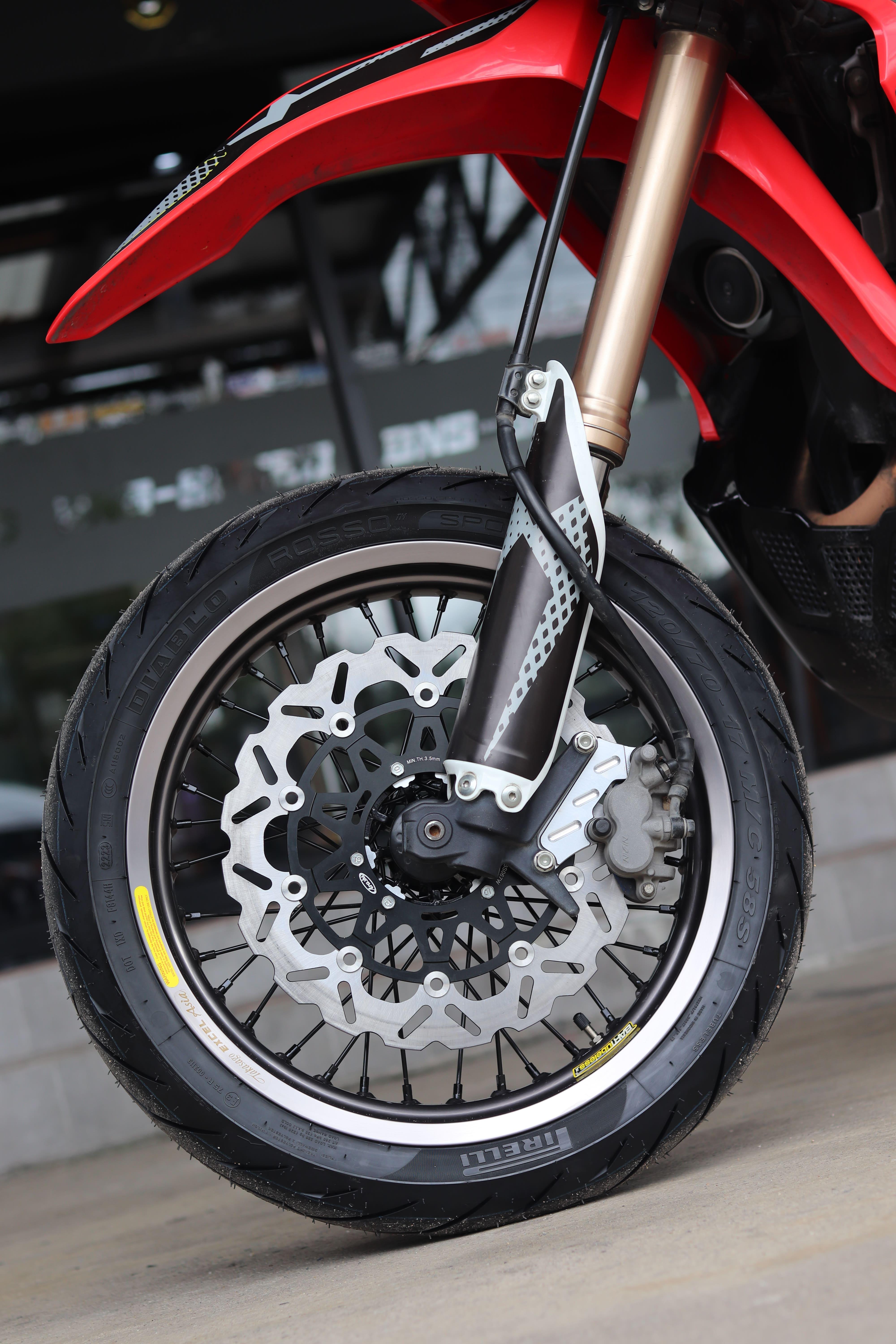 จานดิสเบรค Arashi 320mm CRF250/300L/M/Rally - สีดำ