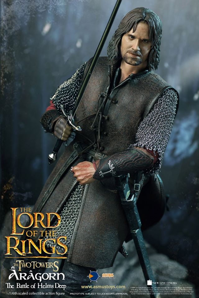 [สั่งจอง]Asmus Toys LOTR025 1/6 The Lord of the Rings Series: Aragorn at Hemls Deep