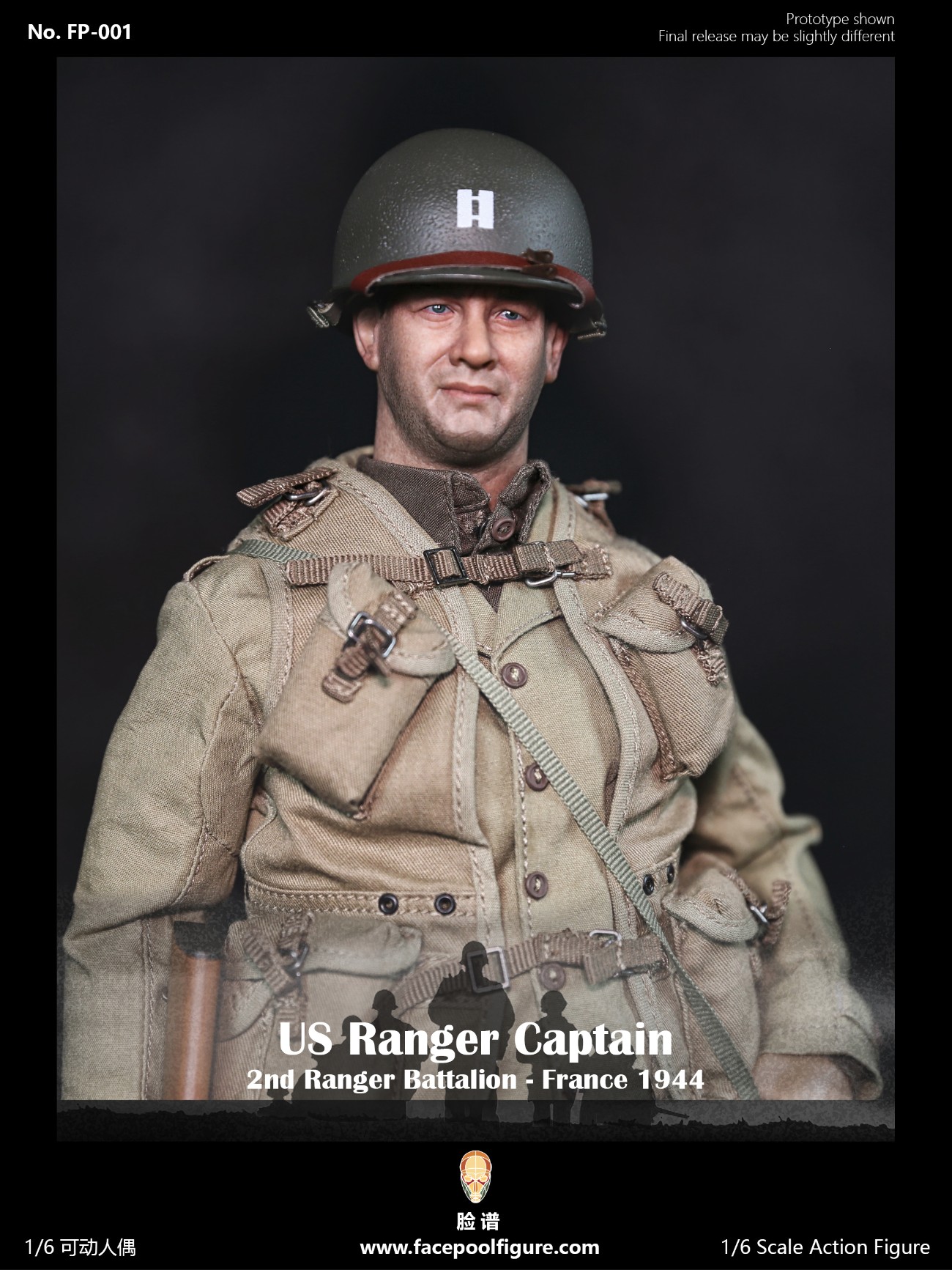 [สั่งจอง]Facepoolfigure FP001 1/6 US Ranger Captain - France 1944