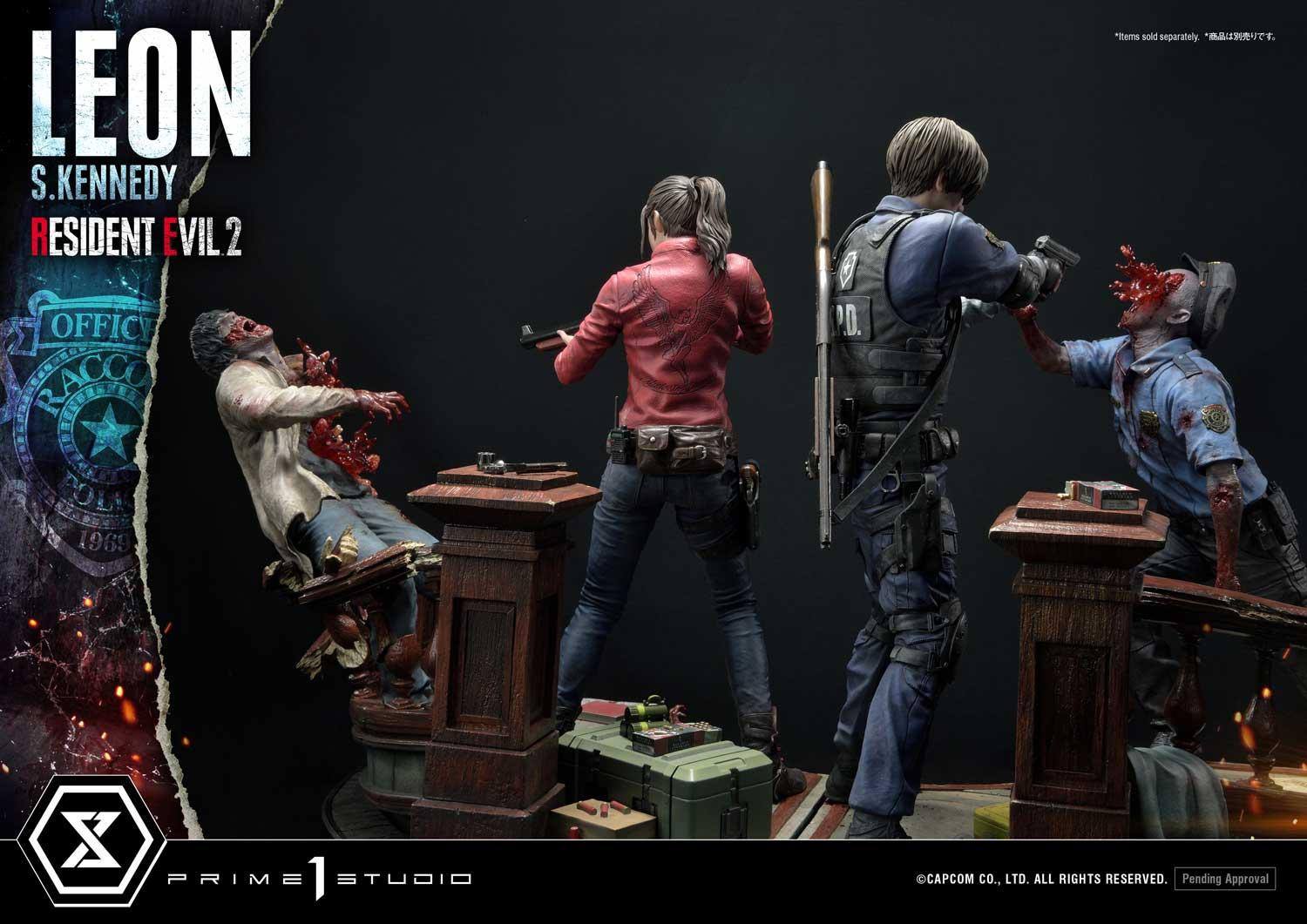 [สั่งจอง]Prime 1 Studio UPMRE2 : Resident Evil 2 Leon S. Kennedy & Claire Redfield
