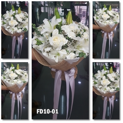 FD10-01 : ช่อกุหลาบ,ลิลลี่