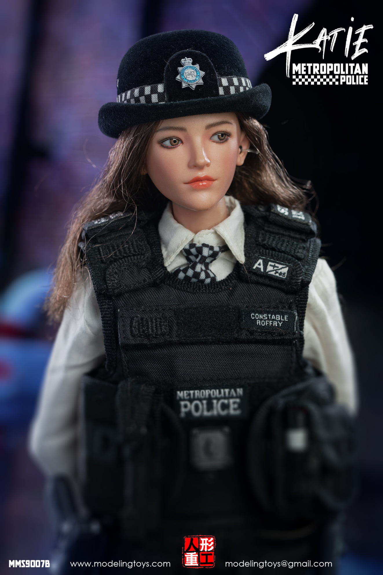 [สั่งจอง]MODELING TOYS MMS9007 1/6 : BRITISH METROPOLITAN FEMALE POLICE SERVICE ARMED POLICE - OFFICER CHLOE & KATIE