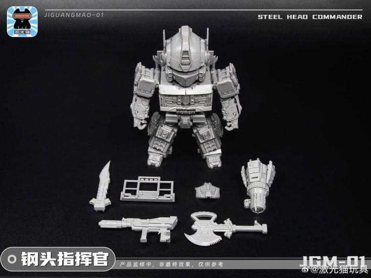 [สั่งจอง]Laser Cat Toy JGM-Q01 : Steel head Optimus Prime (15Cm)