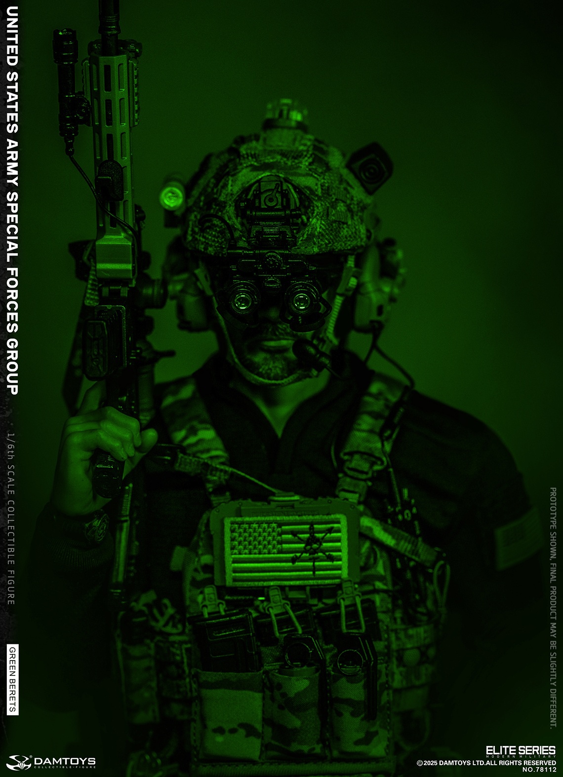 [สั่งจอง]DAMTOYS 78112 1/6 : U.S. Army Special Forces Group Green Berets