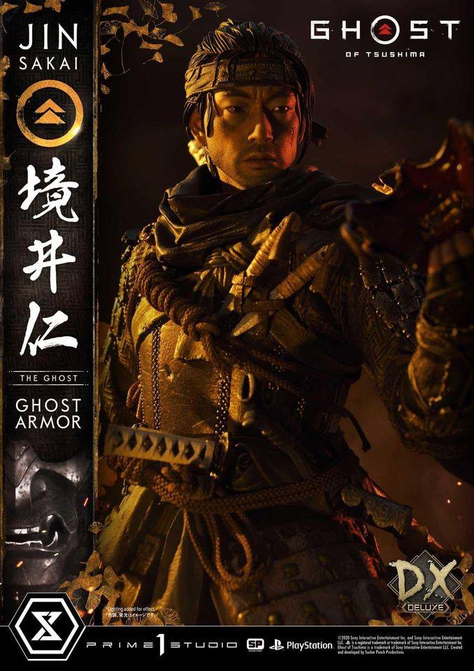[สั่งจอง]Prime 1 Studio UPMGHOT-01DX : Ghost of Tsushima Jin Sakai, The Ghost - Ghost Armor [Deluxe Version]