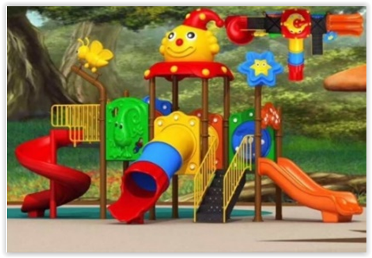 เครื่องเล่นสนาม กลางแจ้ง-ในร่ม, ชุดตัวตลกมหาสนุก, กระดานลื่น, สไลเดอร์ ของเล่น,ครุภัณฑ์สนามเด็กเล่น, สพฐ,โครงการโรงเรียนประชารัฐ