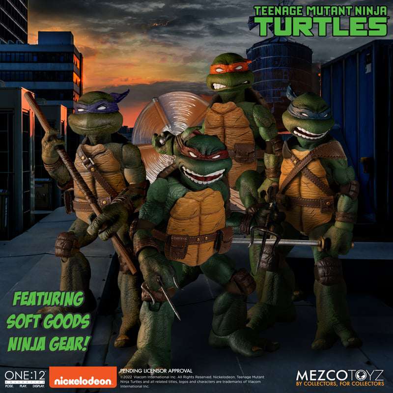 [สั่งจอง] Mezco toyz One 12 Collective : Teenage Mutant Ninja Turtles Deluxe Set