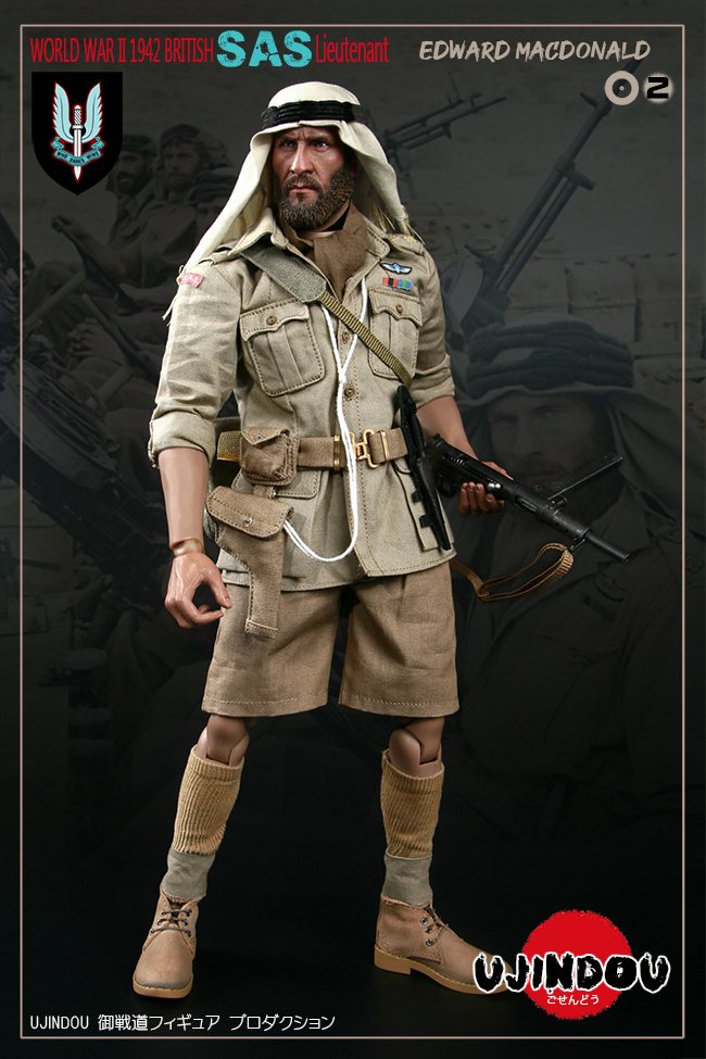 [สั่งจอง]UJINDOU U9002 1/6 WWII BRITISH SAS LIEUTENANT EDWARD MACDONALD 1942