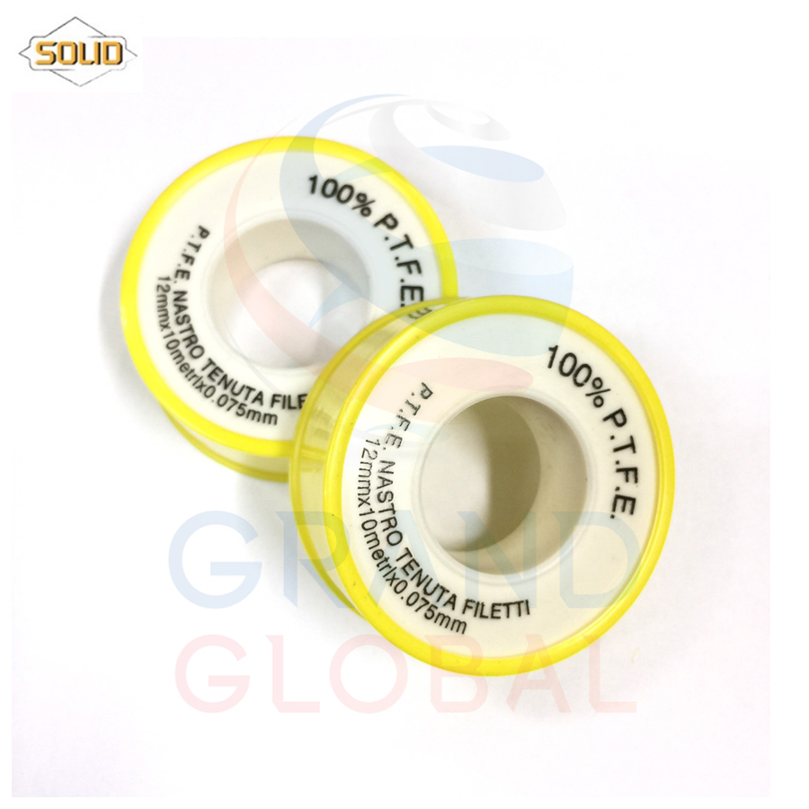 เทปพันเกลียว เทปพันท่อ ประปา พัน ท่อน้ำ ท่อประปา 12 MMX 10 metrix 0.075 mm 1 ชุด