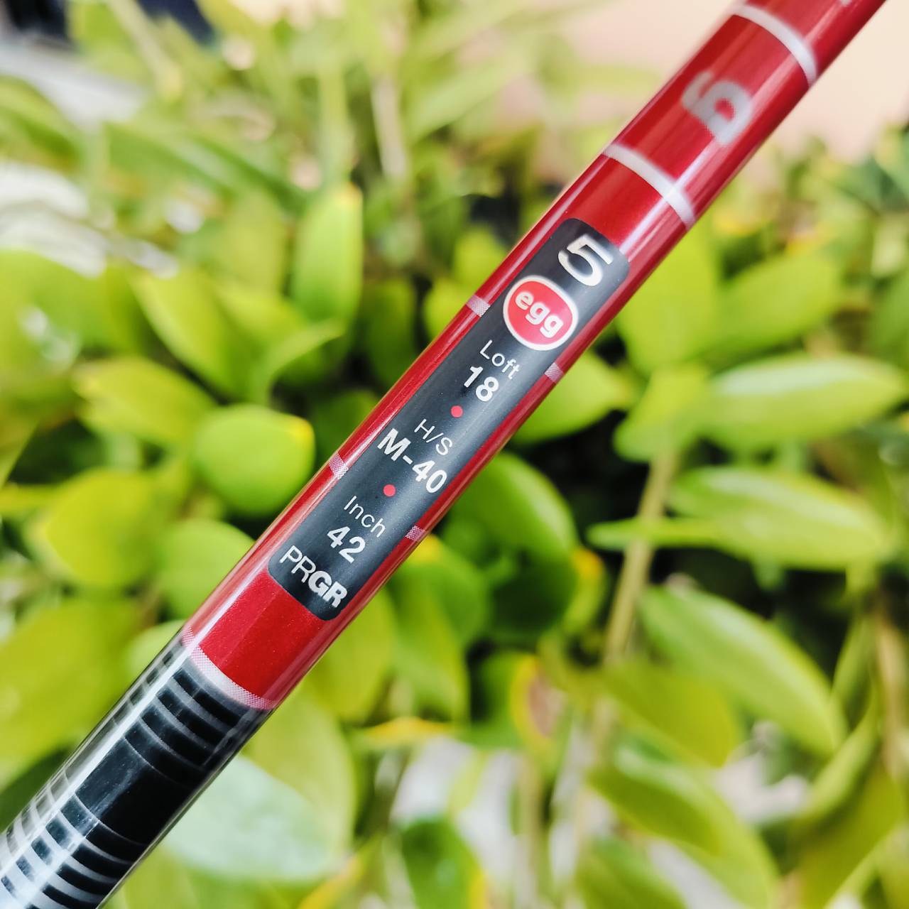 FW5 PRGR EGG พรีเมี่ยมญี่ปุ่น กระดองดีไซน์แบบพิเศษ ทำให้ ตีลูกลอยง่ายๆ ก้าน M-40 ไม้กอล์ฟพรีเมี่ยมมือสอง ของแท้ By NakaraLuxurious