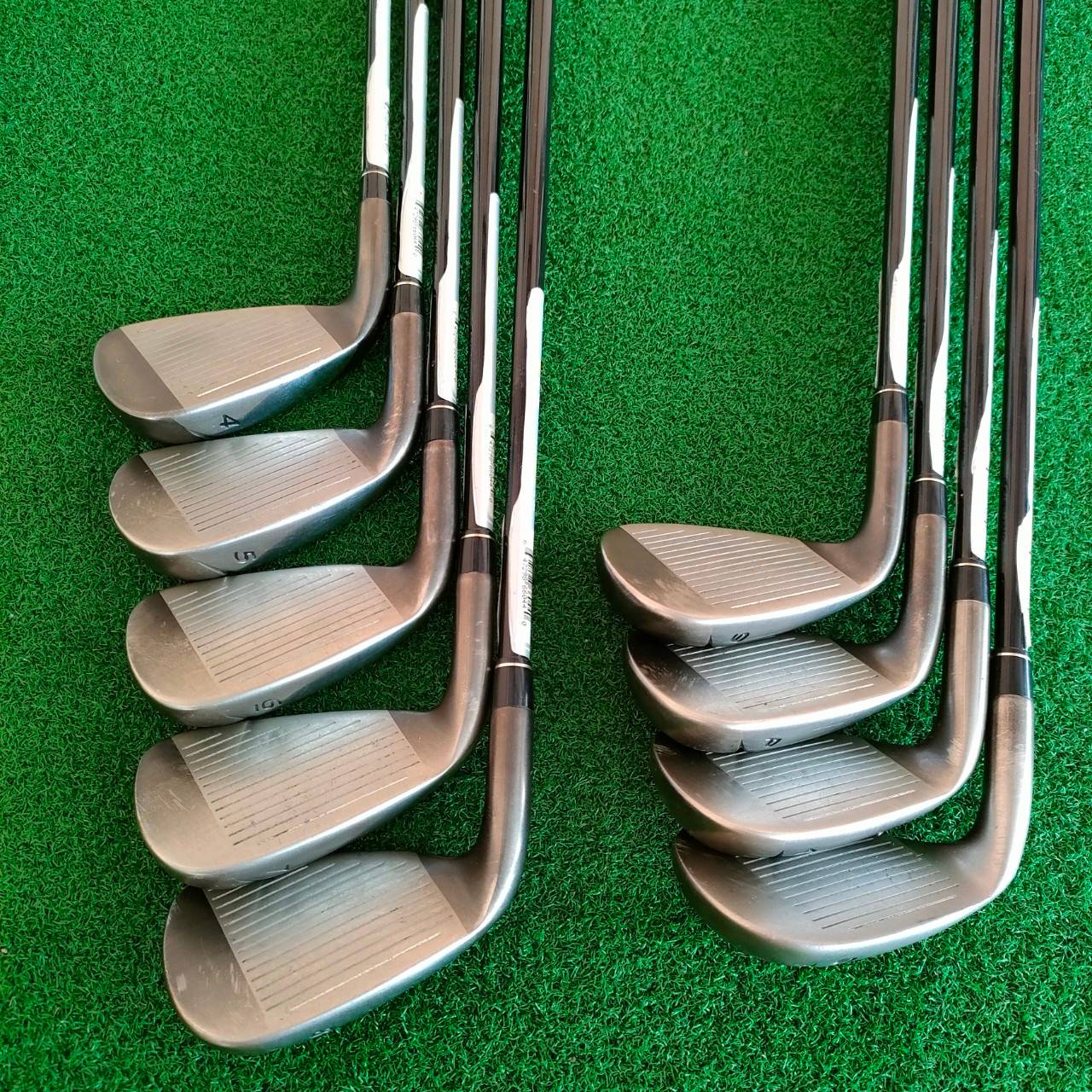 ชุดเหล็ก TAYLORMADE BURNER 2.0 มีเหล็ก 4 - 9 เเละ PW AW SW ชุดใหญ่ ได้เหล็กถึง 9 ชิ้นในชุดนี้ เป็นชุดเต็มสูบ