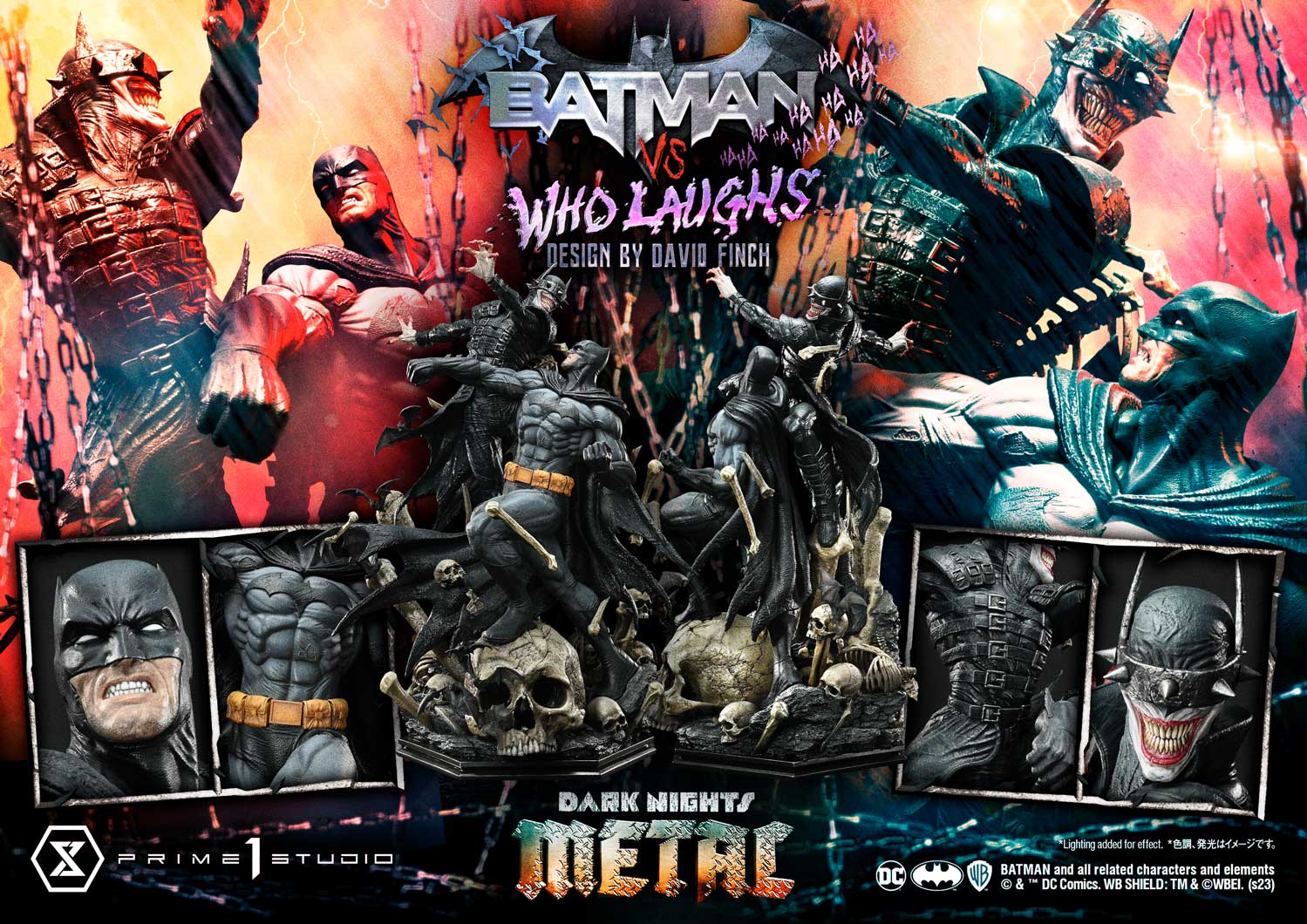 [สั่งจอง]Prime 1 Studio : Batman vs Batman Who Laughs (Dark Nights: Metal)