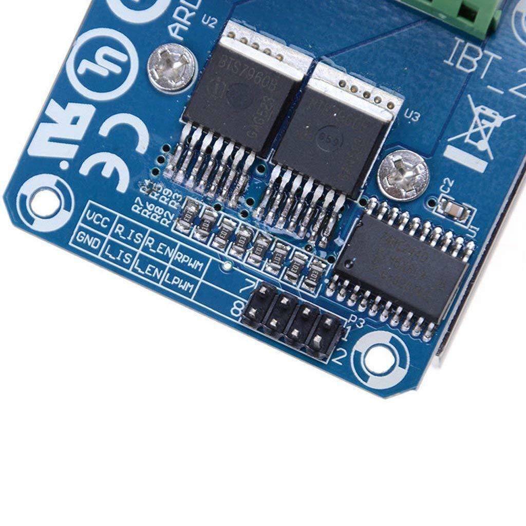 บอร์ดขับมอเตอร์ กระแสสูง 43A BTS7960 H-Bridge DC Motor Drive