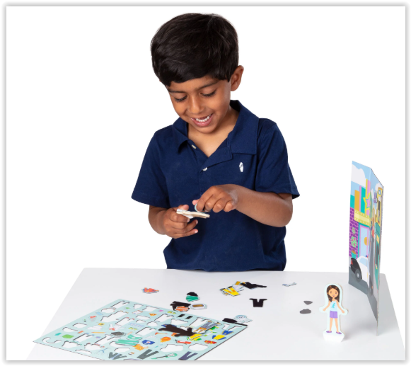 ชุดต่อแม่เหล็ก 3D รุ่นอาชีพ เสริมจินตนาการและความคิดสร้างสรรค์ Magnetivity Dress & Play Careers Melissa&Doug, ของเล่นเสริมพัฒนาการ, ของเล่น