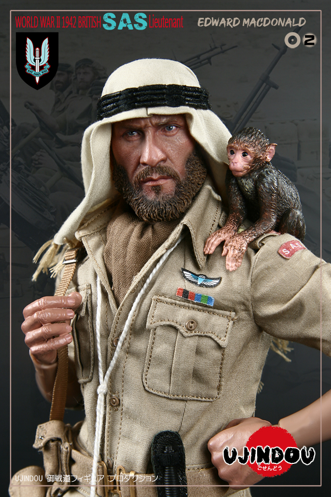 [สั่งจอง]UJINDOU U9002 1/6 WWII BRITISH SAS LIEUTENANT EDWARD MACDONALD 1942