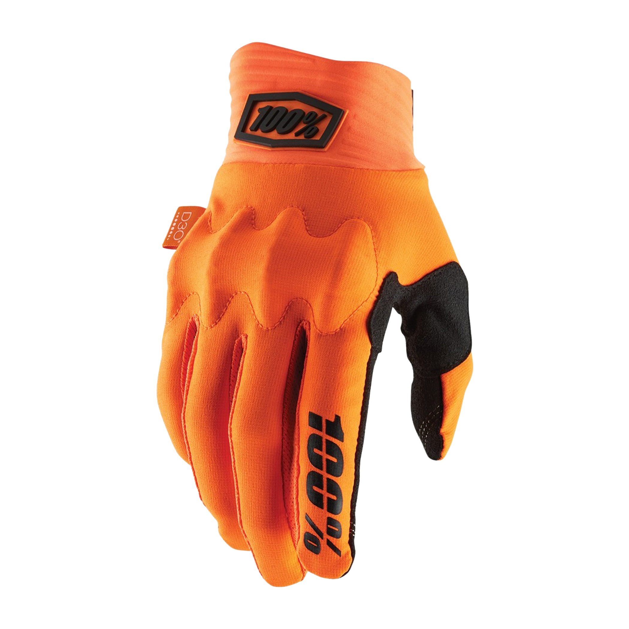 ถุงมือ 100% COGNITO Fluo Fluo Orange/Black