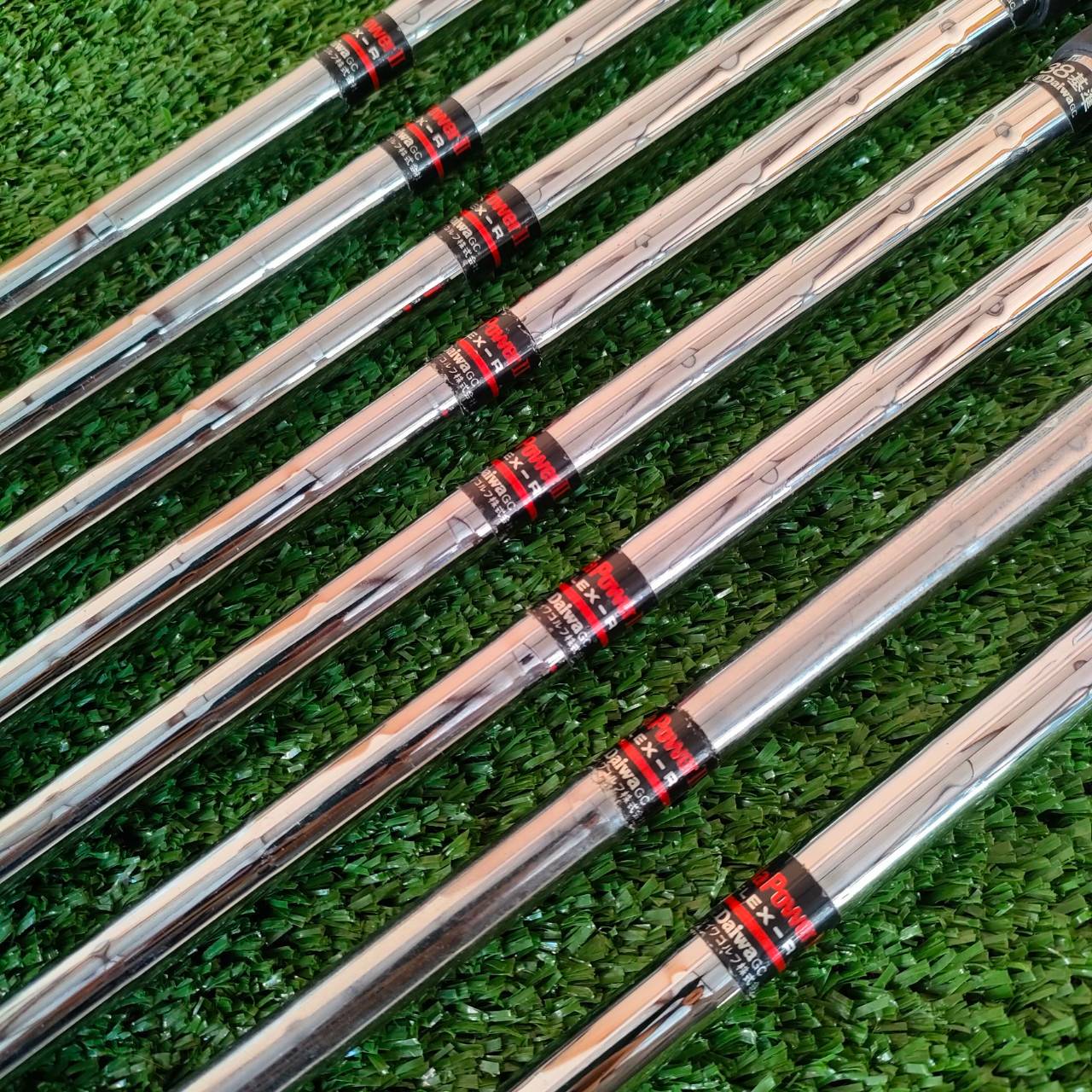 ชุดเหล็ก DAIWA GK TRYPOWER EXTRA มีเหล็ก 4-9 เเละ PW SW ก้าน BALA POWER FLEX R ใบ CAVITY ตีง่ายครับ