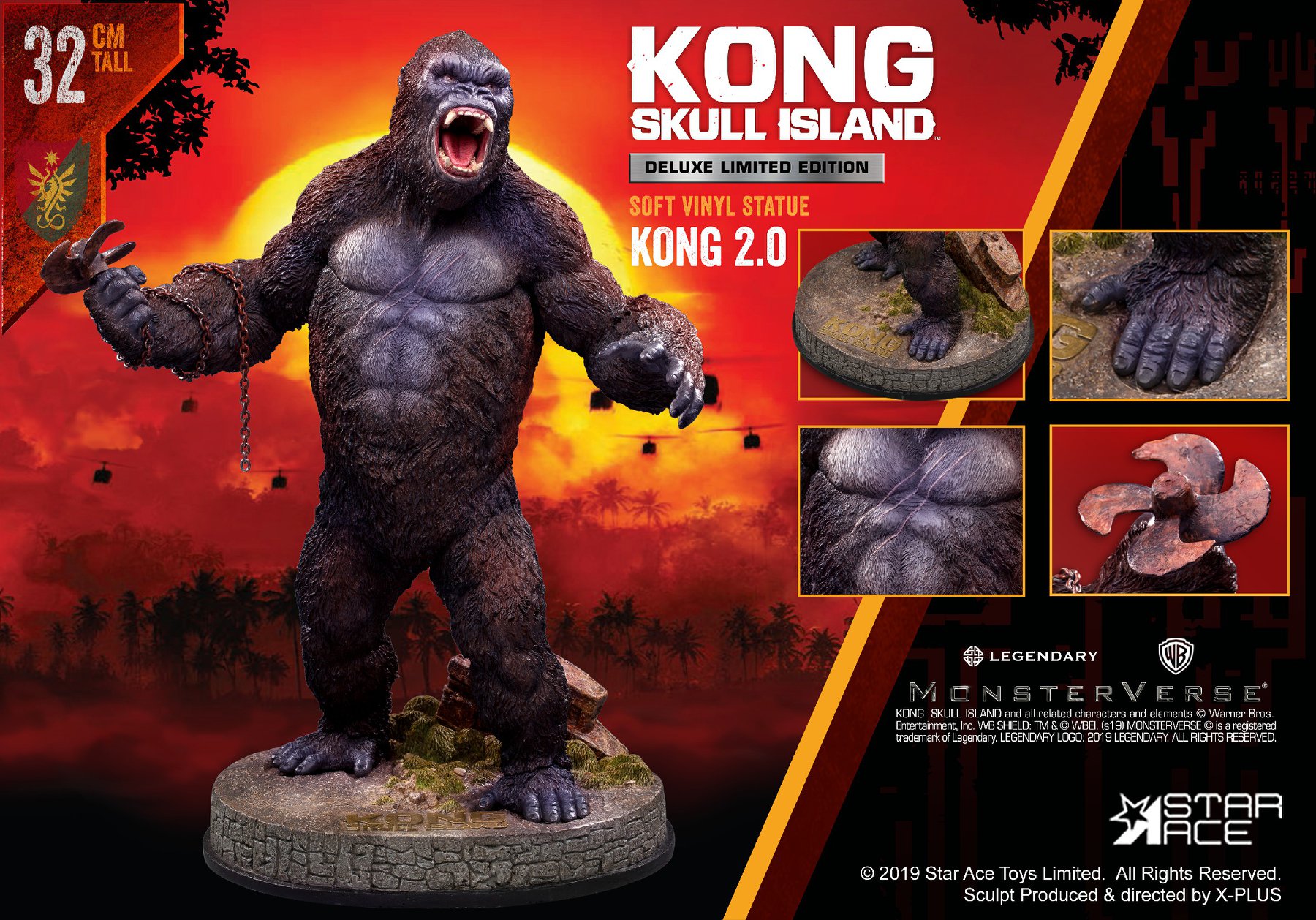 [สั่งจอง]Star Ace Kong Skull Island : Kong 2.0 VS Skull Crawler