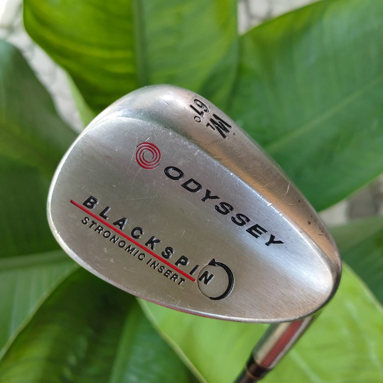 LOB WEDGE ODYSSEY BLACKSPIN องศา 61 ก้านกราไฟต์ WEDGE FLEX หน้าอินเซิร์ทพิเศษทำให้สปินแบบจัดๆ ตกหยุดถอยๆ ไม้กอล์ฟพรีเมี่ยมมือสอง ของแท้ By NakaraLuxurious