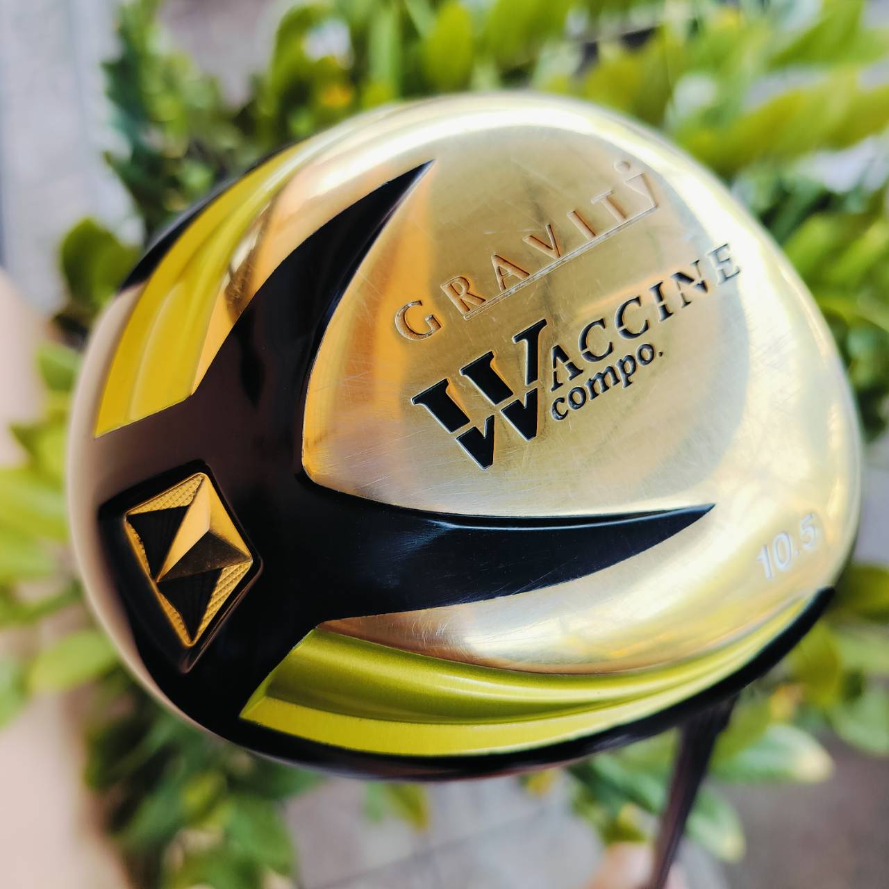 Driver WACCINE COMPO องศา 10.5 หน้าบางจัดๆ ตีไกลมากๆ เด้งมากๆ ใส่ก้าน KAMUI FLEXR เป็นเคฟล่าเนื้อดีมาก ไม้กอล์ฤพรีเมี่ยมมือสอง ของแท้ By NakaraLuxurious