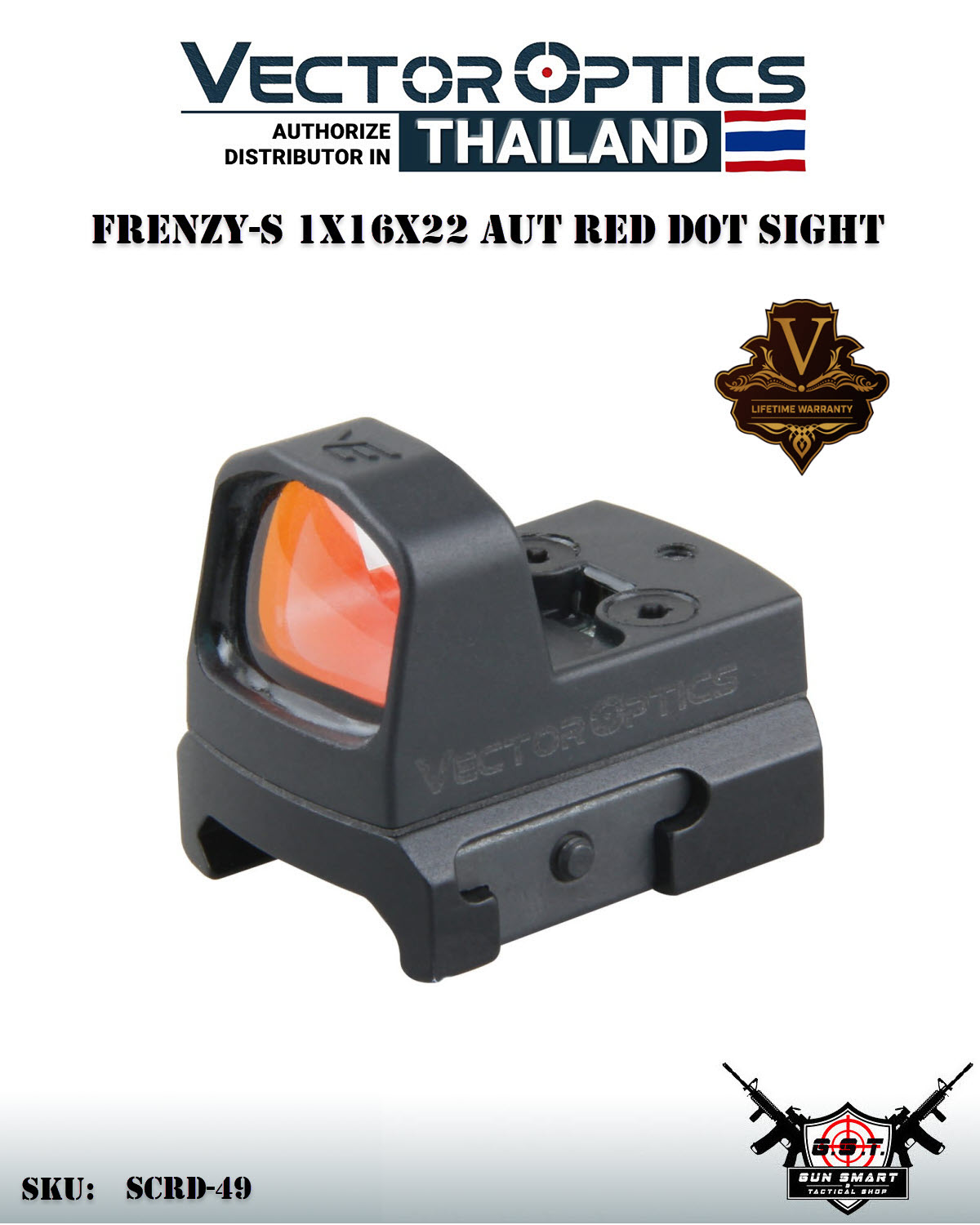 FRENZY-S 1X16X22 AUT RED DOT SIGHT