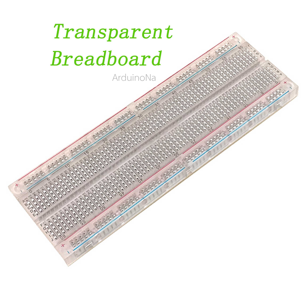 Breadboard 830 hole MB-102 บอร์ดทดลองแบบใส 830รู